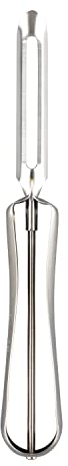 Linden Sweden Original Jonas Vegetable Peeler - Rust Resistant Silver Potato Peeler with Ergonomic Handle for Safety and Control - Dishwasher Safe and Compact for Easy Cleanup - Made In Sweden - 6.5in
