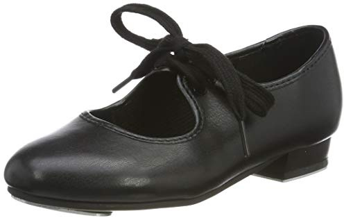 Roch Valley Low Heel PU Tap Shoes C6 Black