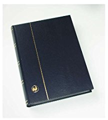 GOLDHAHN-Luxus-60 weiße Seiten A4 Briefmarkenalbum Einsteckbuch blauer Einband