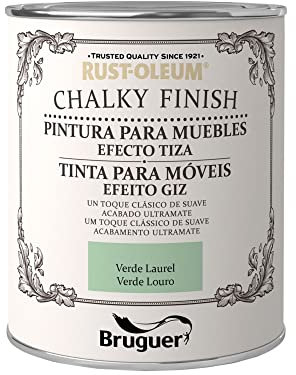 Rust-Oleum Bruguer Chalky Finish pintura para muebles Verde Laurel 750 ml
