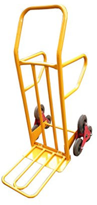 import Carrello Portapacchi con Ruote Piene Portata 250 kg per Trasporto Grandi VOLUMI