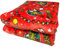 The Grinch Fleece-Überwurf, weich, gemütlich, atmungsaktiv, Weihnachts-Decke, Geschenk-Set (rot)