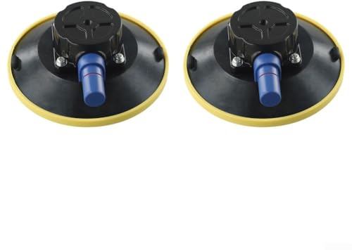 SPORTARC Montagelösung 15,2 cm Vakuum-Saugnäpfe mit M8-Gewinde, kraftvoller Halt auf Arbeitsplatten Glas und Metall, 2 Stück erhältlich