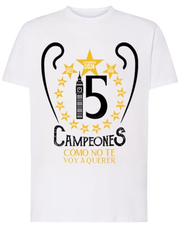 Champion's City Camiseta Fan Madrid Campeones Copa de Europa - La 15 - Cómo no te voy a querer