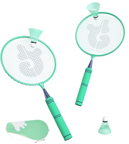 Kit de raquette de badminton pour enfants en plein air - Jouet de raquette de badminton | Équipement de sport au design ultra-léger pour parent-enfant, sports scolaires et jeux actifs all