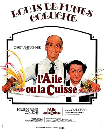 Poster affiche l'aile ou la cuisse Classic Movie Original Film