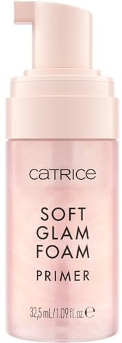 Catrice Soft Glam Foam Primer, idratante, curativo, per occhi/pelle delicati, luminosa, rugiadosa (32.5ml)