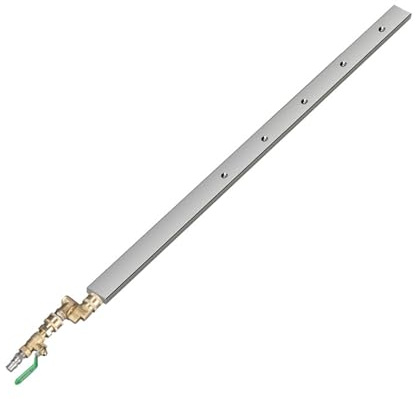Accesorio profesional para lavadora a presión de radiador de 60 cm, acopladores rápidos multiángulos, acero 304 para eliminación de desechos de barro, latón de desconexión rápida, accesorio de lavado