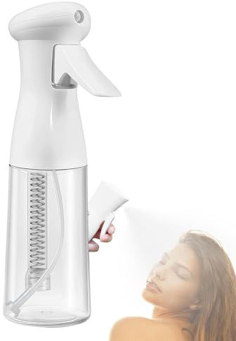 JUKOTA Botella pulverizadora ultrafina, botella pulverizadora antigoteo, atomizador extrafino, botella pulverizadora de agua de 200 ml para el cabello, plantas y limpieza