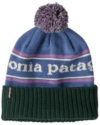 Patagonia Powder Town Beanie-Park Stripe: Barnacle Blue