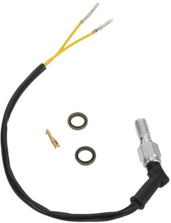 ifundom Interruttore Luce Freno per Moto con Sensore Pedale Posteriore Compatibile con Pit Bike Scooter e Atv Attivazione Immediata Luce Stop per Sicurezza Notturna