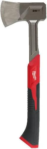 Milwaukee 4932498628 - Hacha de corte profesional de acero forjado con mango ergonómico, 4932498628