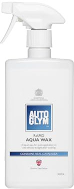 Autoglym Rapid Aqua Wax, 500 ml – Cera líquida para coche que protege todas las superficies exteriores, incluyendo la pintura, la goma y el vidrio