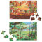 Melissa & Doug Let's Explore Doppelseitiges Bodenpuzzle Seek & Find mit Lupe | Puzzle für Kinder | Spionage und Suche nach Kindern |3+| Geschenk für Jungen oder Mädchen | FSC-zertifizierte Materialien
