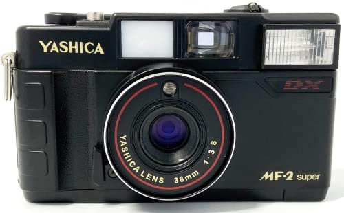 Yashica Kyocera MF-2 Super - Cámara de Fotos analógica, 35 mm, pequeña, con paño para cámara