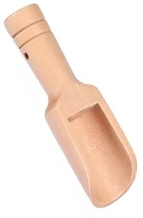 U-K Piccolo cucchiaio in legno per spezie, erbe, riso, sale, zucchero, sfere di caffè, tè, palline, sale da bagno, caramelle, farina, utensili da cucina, design pratico e durevole
