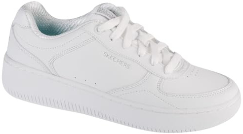 Skechers Sport Court 2.0-Core Essentia, Plimsolls, Zapatillas Mujer, Blanco, 37 EU