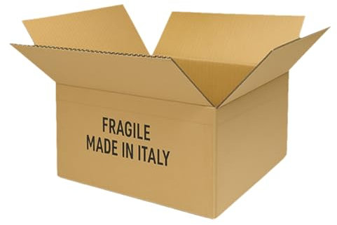 Scatole Cartone Doppia Onda 60x40x40 cm (5 Pezzi) | Super Resistenti per Trasloco, Spedizione e Stoccaggio | Qualità Italiana