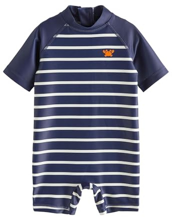 NEXT Yngre pojkar Sunsafe allt-i-ett-baddräkt Marin Rand 98-104