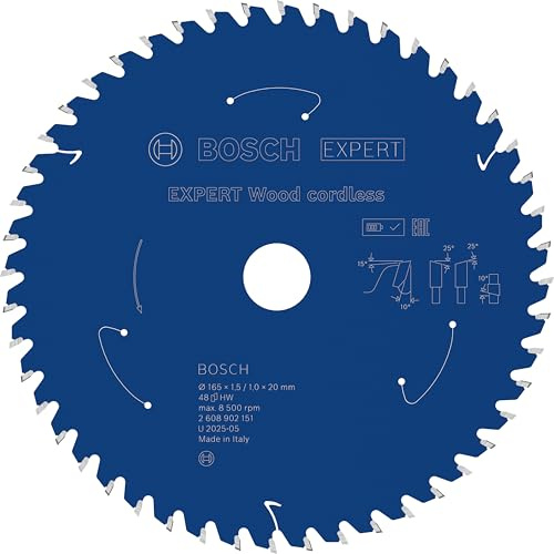 Bosch 1x EXPERT Wood Cordless cirkelsågklinga till handcirkelsågar