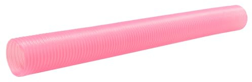 GANAZONO Tubo Flexible de Plástico para Hámster y Jerbo Rosa, Túnel para Ejercicio y Escondite, Juguete para Animales Pequeños en Entrenamiento