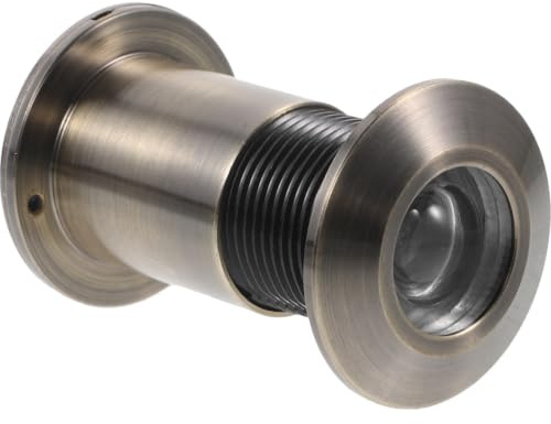 Cache-jonction de Confidentialité pour Porte, Alliage de Zinc Argenté, 26 | Accessoire de Regard Grand Angle, Design Antivol, pour Hôtel et Fenêtre, Haute Fiabilité