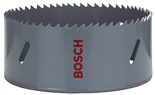 Bosch Professional 1x Sierra de corona HSS bimetálica para corte suave (en distintos materiales, Ø 114 mm, accesorios para taladro)