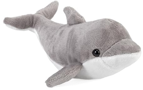 Wild Republic Dolphin plush, Stuffed Animal, Plush Toy, Gifts for Kids, Sea Critters 11 inches