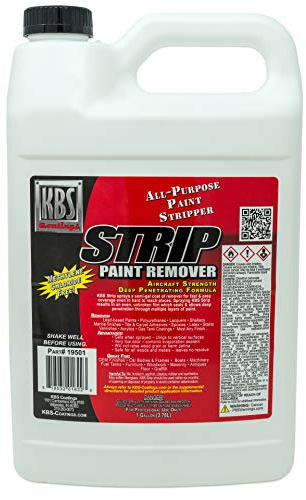 KBS Strip Gallon - Paint Remover/Stripper Gel - Contains No Methylene Chloride - Clings To Vertical Surfaces