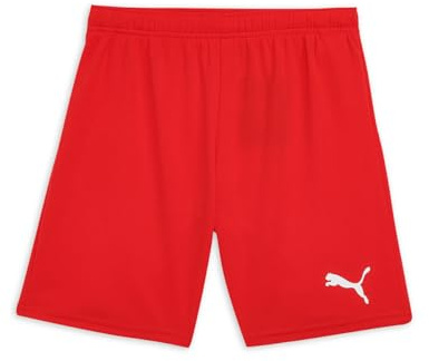 PUMA Mixte Enfant Teamrise Jr Short Décontracté, Puma Rouge- Puma Blanc, 116 EU