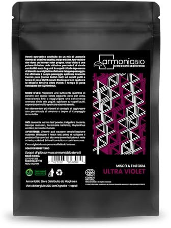 Henné Ultra Violet Castano Prugna Intenso Bio- tinta vegetale