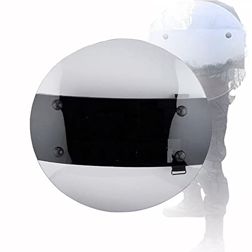ZRHXG Bouclier Rond à Poche, Bouclier de 3,5 mm à Haute résistance, Polycarbonate, Bouclier Transparent épais, utilisé for Les équipements de sécurité à l'école et à la Maternelle
