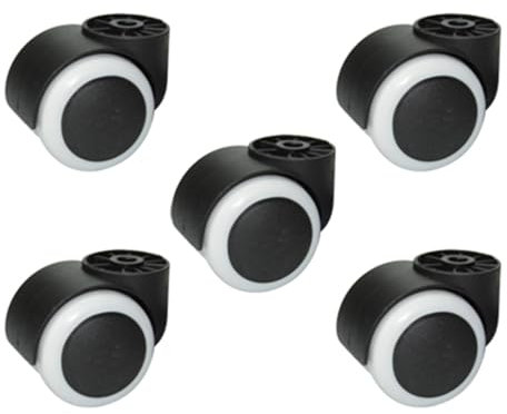HZEPDVT Juego De 5 Ruedas Giratorias Sin Varilla For Silla, Ruedas Universales For Silla De Jefe, Ruedas Universales For Silla De Oficina For Computadora De Juegos