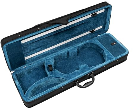 Violin Case 4/4 Violin Hard Shell Violin Travel Case Oxford Cloth Musical Instrument Protection Case with CD-ROM for Touch Screen Driver 78 * 26 * 12.5cm
