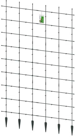Pflanzenstütze Rankgitter Rankhilfe XXL – Modular Robuste Kunststoffstütze für Kletterpflanzen Pflanzstab Blumen und Gemüse, Ideal für Garten, Balkon und Innenbereich, Wetterfest & Langlebig