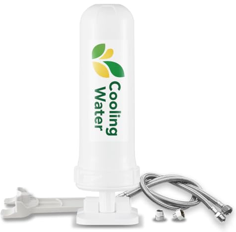 Cooling Water Filtro sottolavello CW-CF 5 in 1, senza fori, filtro ecologico che riduce piombo, cloro, cattivo sapore e odore, fluoruro, certificato NSF/ANSI 42