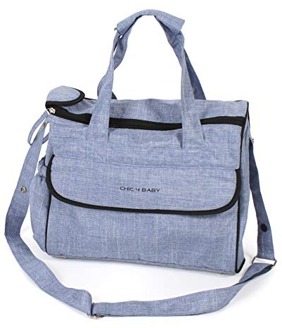 CHIC 4 BABY 415 55 Wickeltasche Komfort, Jeans Hellblau, blau