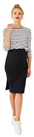 VERTBAUDET Jupe Tube Longue de Grossesse Maille Noir 38/40