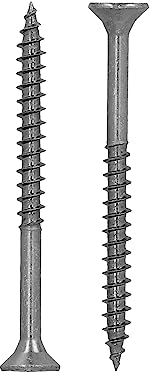 HELPMATE - Tornillos universales de cabeza avellanada 5,0 x 60, acero inoxidable A2, 100 unidades - Tornillos para madera con accionamiento PZ 2 y rosca parcial - Tornillos para aglomerado para