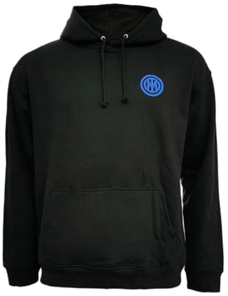 ZeroPlayer Inter Sweat à Capuche Snake Oversized Logo Noir Sweatshirt, Bleu, XL Mixte