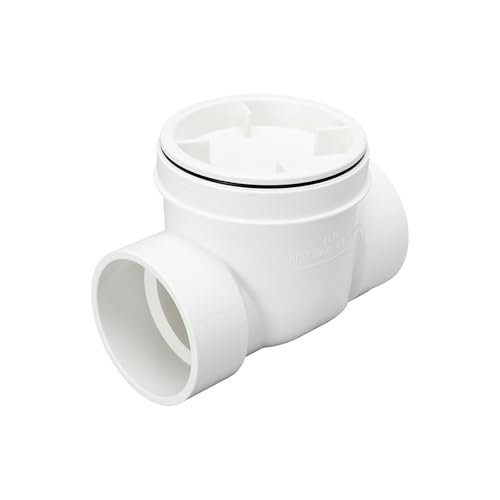 3 PVC Backwater Valve, Sewage Backflow Preventer, Drain Backflow Preventer, Sewage and Rainwater to Keep Waste Water and Rainwater Flowing Back