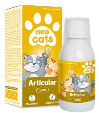 NEO CATS Articular - Näringstillägg för gemensam vätska för katter - med gurkmeja, harpagofyt, pil och laxolja - skyddar lederna och förbättrar rörligheten