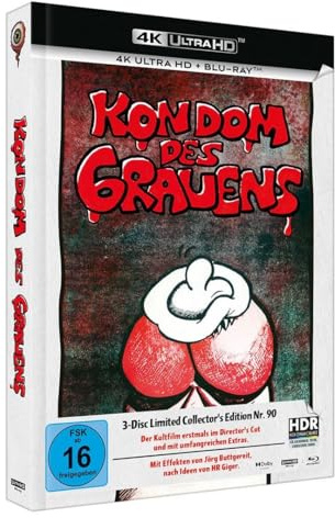 Kondom des Grauens - Mediabook - Cover E - 3-Disc Limited Collector's Edition Nr. 90 (4K Ultra HD+Blu-ray+Bonus-Blu-ray)