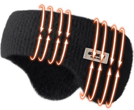 Krmoau Protectores Auditivos Para | Orejeras Cómodas Para Sueño - Bandas Térmicas Impermeables De Invierno Unisex,Para Durmientes Avión Conciertos Ronquidos Correr