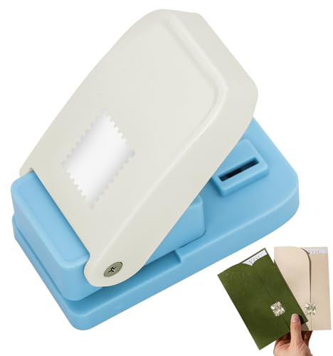 Prensa de sellos rectangular, perforadora de sellos rectangular con acción de palanca para manualidades con papel, álbumes de recortes, tarjetas de bricolaje, suministros para manualidades