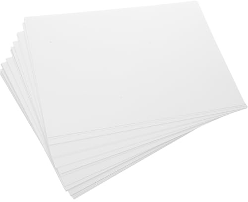 MINAOLULUS 50 Hojas de Cartulina de Color Claro A4 Papel para Tarjetas de Origami Ligero y Fácil de Usar Material de Papel para Manualidades en Aulas y Dibujo