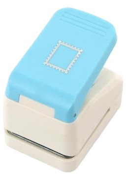 Stamp Perforation Machine - 2.3x2.8cm Square Craft Embosser | Punch DIY Handmade Projects | Journal Border Decoration, Scrapbooking, Card Making | Perforation For Diameter, PP Construction, 350g Li