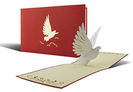 Recordatorios de comunion y recordatorio bautizo. Tarjetas comunion y tarjetas para bautizo con paloma, tarjetas 3d como tarjetas felicitacion para niños y niñas, C04