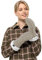 Jack Wolfskin Damen Highloft Knit Mitten W Handschuh, Dusty Grey, M