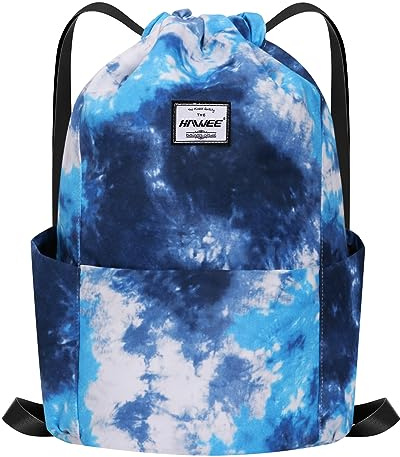 Sportivo Zaino con Coulisse Grande Coulisse Borsa da Palestra con Tasca